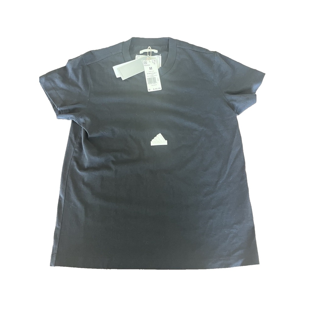 Adidas Womens Black White Multi Sport Tee Shirt Size Medium M NWT MSRP $45
